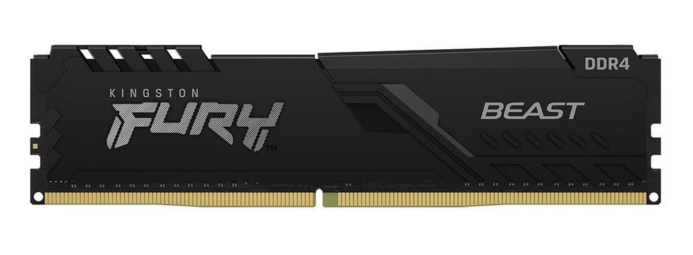 KF432C16BB/32 Kingston FURY Beast Black 32GB PC4-25600 DDR4-3200MHz non-ECC Unbuffered CL16 288-Pin
