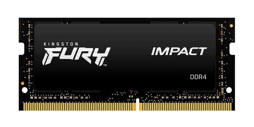 KF432S20IB/8 Kingston FURY Impact 8GB PC4-25600 DDR4-3200MHz Non-ECC Unbuffered CL20 260-Pin