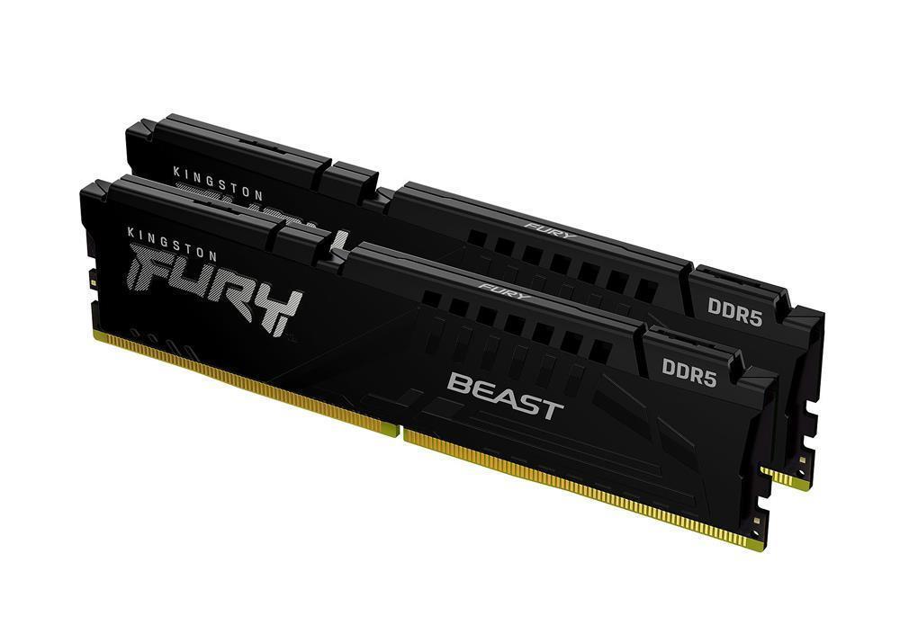 KF556C36BBEK2-16 Kingston FURY Beast Black 16GB Kit (2 X 8GB) PC5-44800 DDR5-5600MHz non-ECC Unbuffered CL36 288-Pin