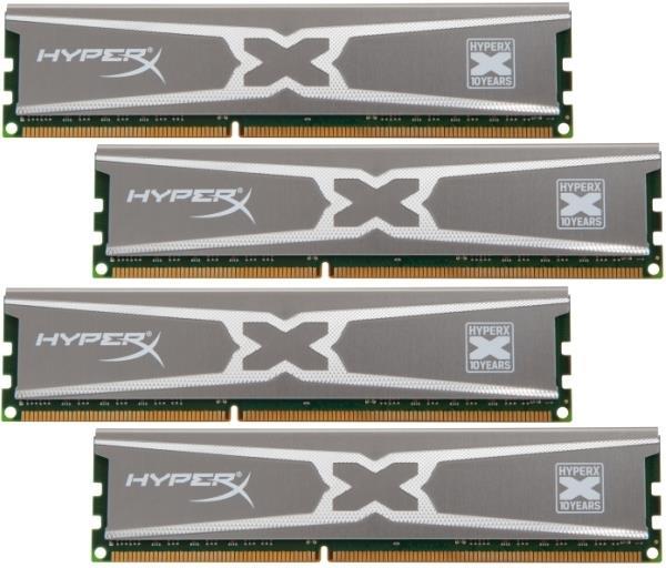 KHX16LC9X3K4/16X Kingston XMP 16GB Kit (4 X 4GB) PC3-12800 DDR3-1600MHz non-ECC Unbuffered CL9 240-Pin