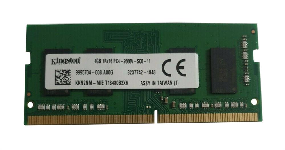KKN2NM-MIE Kingston 4GB PC4-21300 DDR4-2666MHz non-ECC Unbuffered CL19 260-Pin