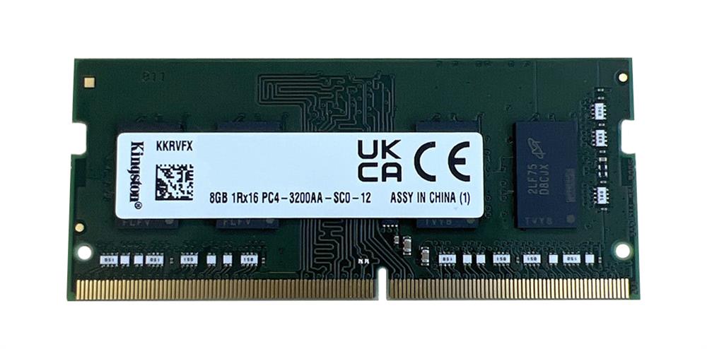 KKRVFX-MIE Kingston 8GB PC4-25600 DDR4-3200MHz Non-ECC Unbuffered CL22 260-Pin