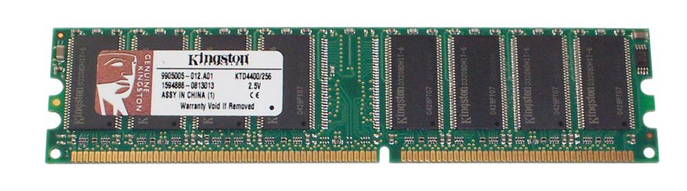 KTD4400/256 Kingston 256MB PC2100 DDR-266MHz non-ECC Unbuffered CL2.5 184-Pin