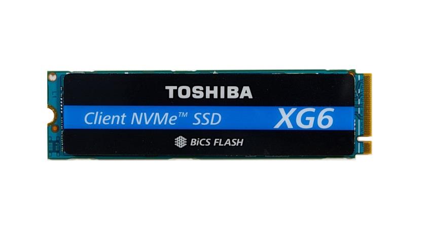 KXG6AZNV256G Toshiba XG6 Series 256GB TLC PCIe 3.0 x4 NVMe (SED) M.2 2280 SSD