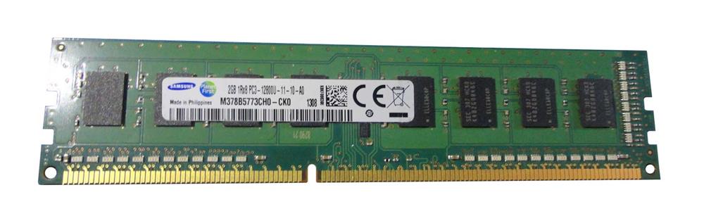 M378B5773CH0-CK0 Samsung 2GB PC3-12800 DDR3-1600MHz non-ECC Unbuffered CL11 240-Pin