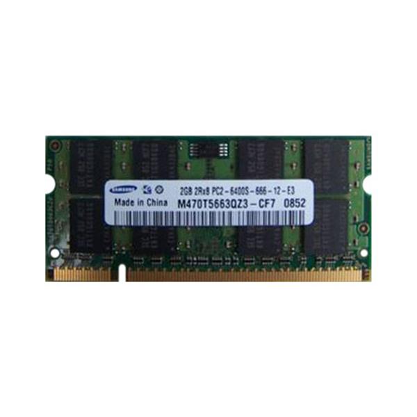 M470T5663QZ3-CF7 Samsung 2GB PC2-6400 DDR2-800MHz non-ECC Unbuffered CL6 200-Pin
