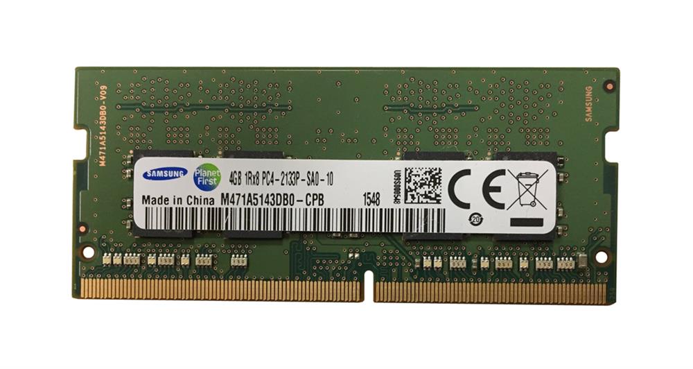 M471A5143DB0-CPB Samsung 4GB PC4-17000 DDR4-2133MHz non-ECC Unbuffered CL15 260-Pin