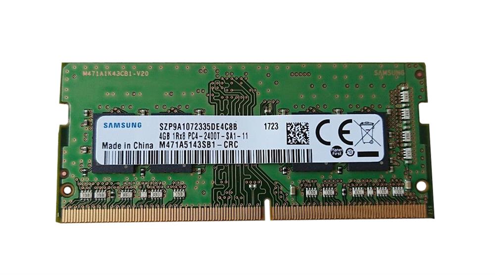 M471A5143SB1-CRC Samsung 4GB PC4-19200 DDR4-2400MHz non-ECC Unbuffered CL17 260-Pin