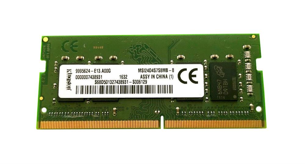MSI24D4S7S8MB-8 Kingston 8GB PC4-19200 DDR4-2400MHz non-ECC Unbuffered CL17 260-Pin