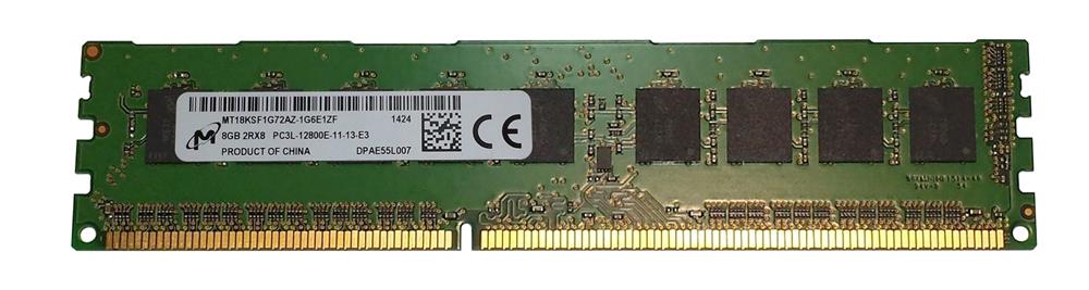 MT18KSF1G72AZ-1G6E1ZF Micron 8GB PC3-12800 DDR3-1600MHz ECC Unbuffered CL11 240-Pin