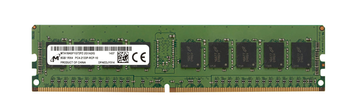 MTA18ASF1G72PZ-2G1A2IG Micron 8GB PC4-17000 DDR4-2133MHz Registered ECC CL15 288-Pin