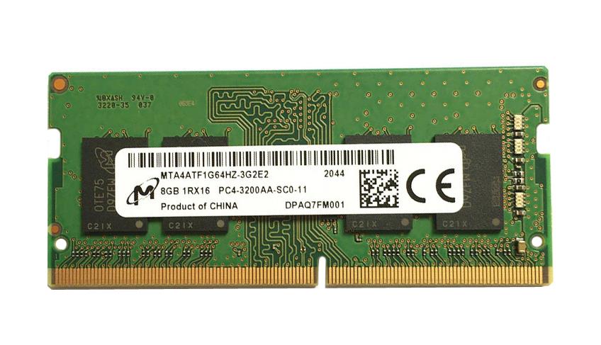 MTA4ATF1G64HZ-3G2E2 Micron 8GB PC4-25600 DDR4-3200MHz non-ECC Unbuffered CL22 260-Pin