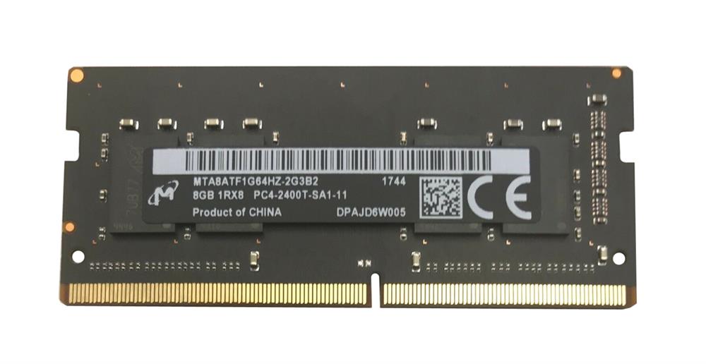 MTA8ATF1G64HZ-2G3B2 Micron 8GB PC4-19200 DDR4-2400MHz non-ECC Unbuffered CL17 260-Pin