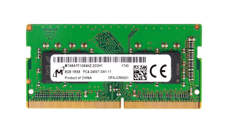 MTA8ATF1G64HZ-2G3H1 Micron 8GB PC4-19200 DDR4-2400MHz non-ECC Unbuffered CL17 260-Pin