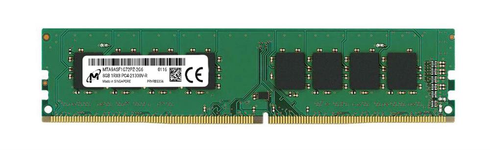 MTA9ASF1G72PZ-2G6 Micron 8GB PC4-21300 DDR4-2666MHz Registered ECC CL19 288-Pin