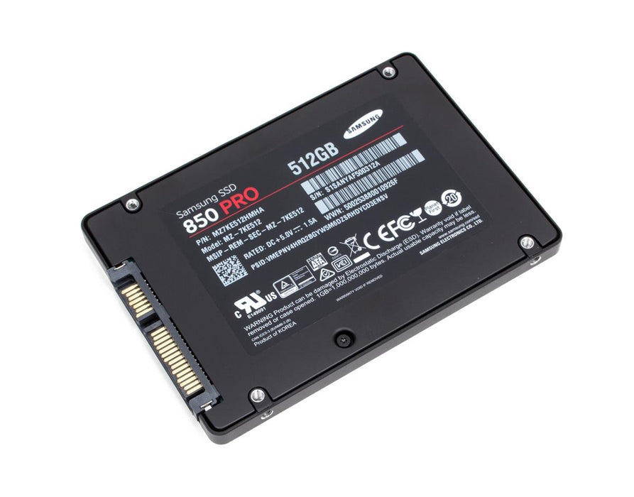 MZ-7KE512 Samsung 850 PRO Series 512GB MLC SATA 6Gbps (AES-256 / TCG Opal 2.0) 2.5" SSD