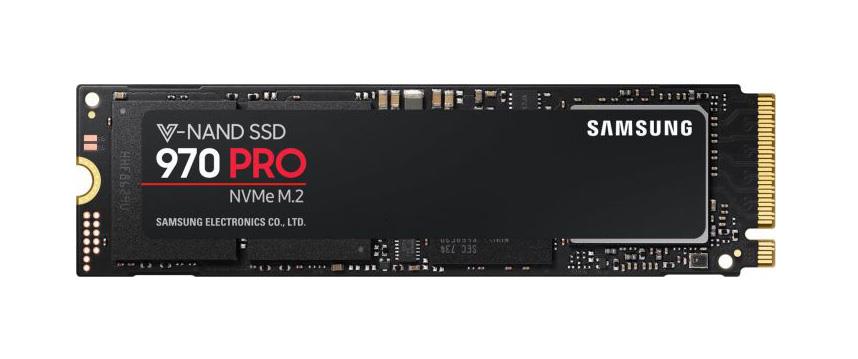 MZ-V7P512 Samsung 970 PRO 512GB MLC PCI Express 3.0 x4 NVMe (AES-256 / TCG Opal 2.0) M.2 2280