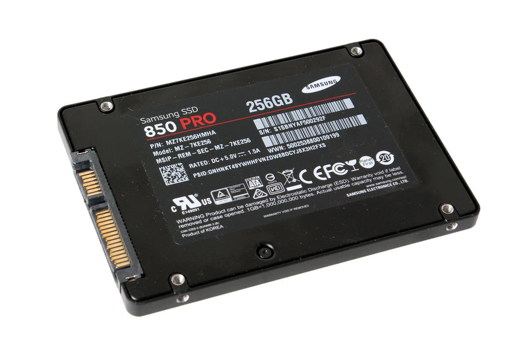 MZ7KE256HMHA Samsung 850 PRO Series 256GB MLC SATA 6Gbps (AES-256 / TCG Opal 2.0) 2.5" SSD