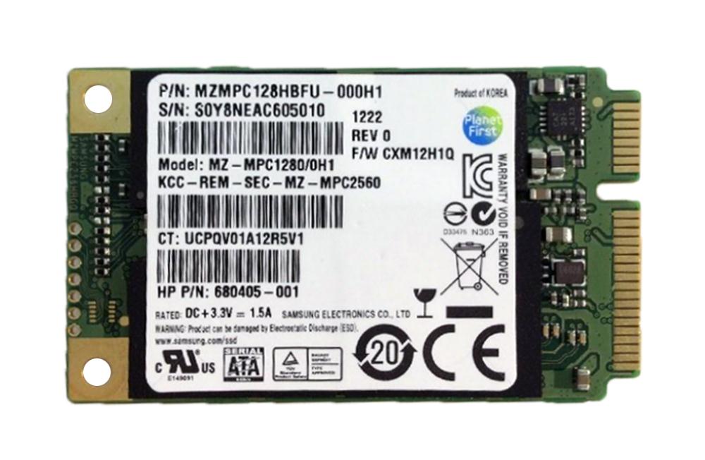 MZMPC128HBFU-000H1 Samsung PM830 Series 128GB MLC SATA 6Gbps mSATA