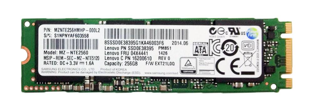 MZNTE256HMHP-000L2 Samsung PM851 Series 256GB TLC SATA 6Gbps (AES-256) M.2 2280 SSD