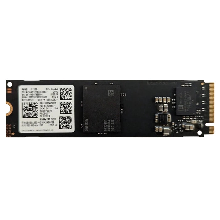 MZVL4512HBLU-00BL7 Samsung PM9B1 Series 512GB TLC NVMe PCIe 4.0 x4 M.2 2280 SSD