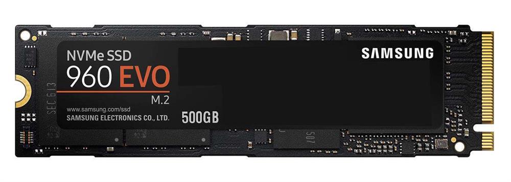 MZVLW500HMJP Samsung 960 EVO Series 500GB TLC PCIe 3.0 x4 NVMe (AES-256 / TCG Opal 2.0) M.2 2280 SSD