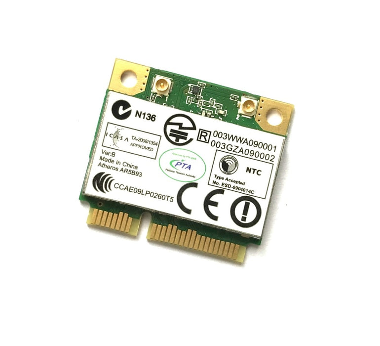 Atheros AR5B93 802.11b/g/n Wireless PCIe Minicard