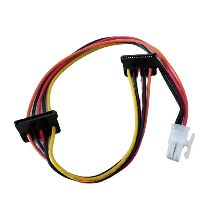 4-pin to 2x SATA Motherboard Power Cable