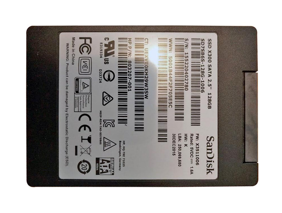SD8SBAT-128G-1002 SanDisk Z400s 128GB TLC SATA 6Gbps 2.5" SSD