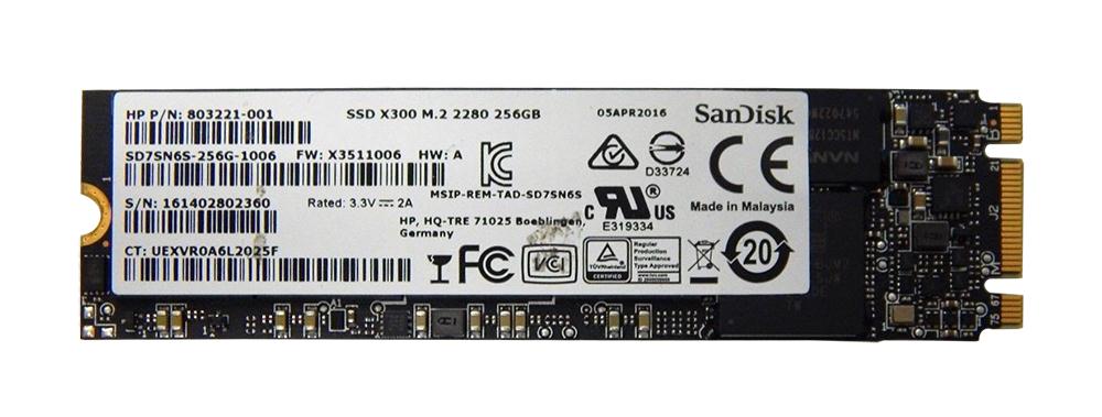 SD7SN6S-256G-1006 SanDisk X300 256GB TLC SATA 6Gbps M.2 2280
