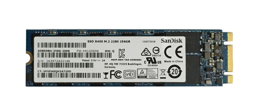 SD8SN8U-256G-1006 SanDisk X400 256GB TLC SATA 6Gbps M.2 2280
