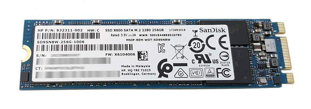 SD9SN8W-256G-1006 SanDisk 256GB TLC SATA 6Gbps M.2 2280