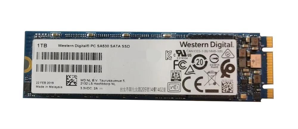 SDATN8Y-256G-1001 Western Digital PC SA530 256GB SATA 6Gbps (AES 256-Bits TCG Opal) M.2 2280