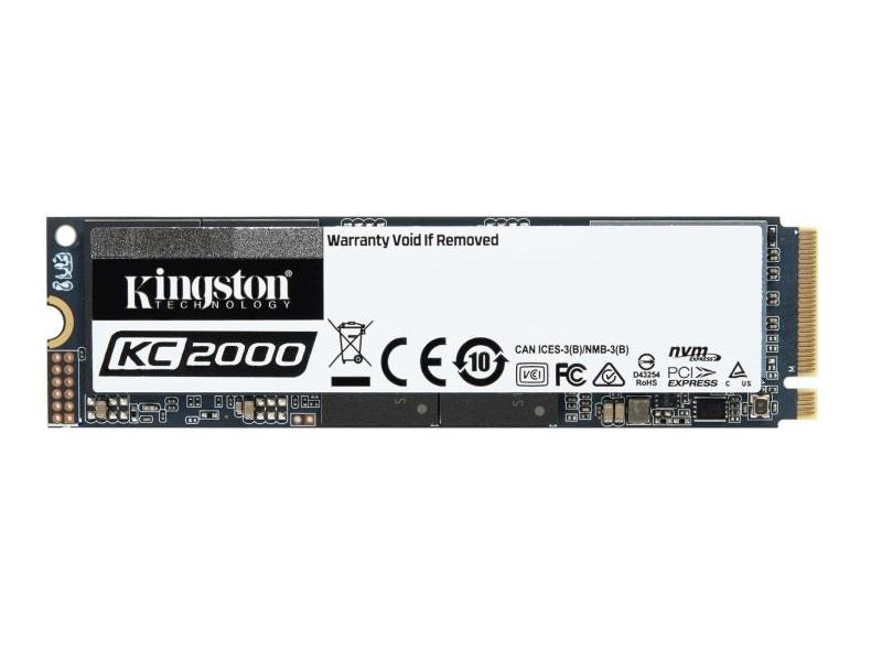 SKC2000M8/250G Kingston KC2000 Series 250GB TLC PCI Express 3.0 x4 NVMe (AES-256 / TCG Opal 2.0) M.2 2280