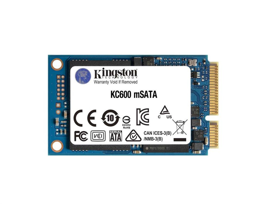 SKC600MS/256G Kingston KC600 Series 256GB TLC SATA 6Gbps (AES-256 / TCG Opal) mSATA