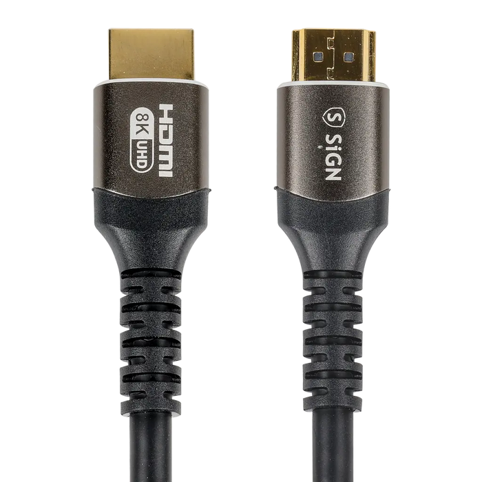 SiGN Premium HDMI 2.1 til HDMI 2.1 Kabel 8K, 3m - Svart