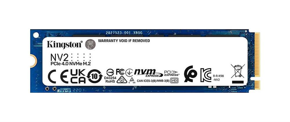 SNV2S/250G Kingston 250 GB Solid State Drive - M.2 2280 PCI Express NVMe 4.0 x4