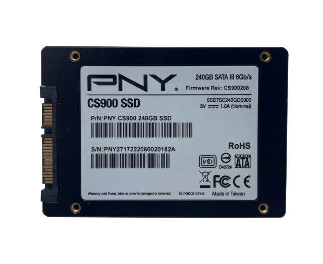 SSD7SC240GCS900 PNY CS900 240GB TLC SATA 6Gbps 2.5" SSD