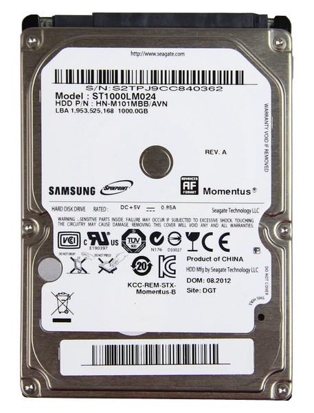 ST1000LM024 Seagate Momentus 1TB 5400RPM SATA 3Gbps 8MB Cache 2.5" HDD