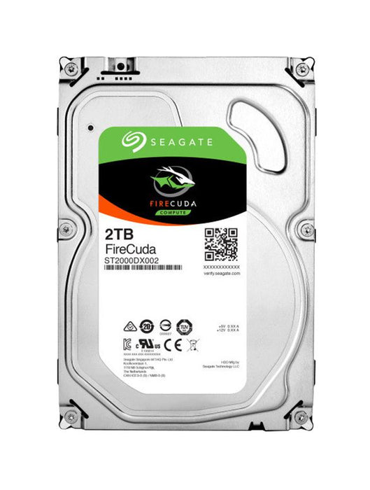 ST2000DX002-2DV164 Seagate FireCuda 2TB 7200RPM SATA 6Gbps 64MB Cache 8GB MLC SSD (4K) 3.5" HDD