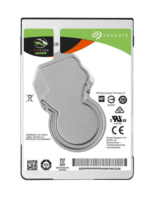 ST2000LX001-1RG174 Seagate FireCuda 2TB 5400RPM SATA 6Gbps 128MB Cache (512e) 8GB NAND SSD 2.5" HDD