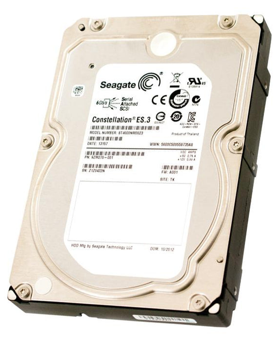 ST4000NM0023 Seagate Constellation ES.3 4TB 7200RPM SAS 6Gbps 128MB Cache (512n) 3.5" HDD