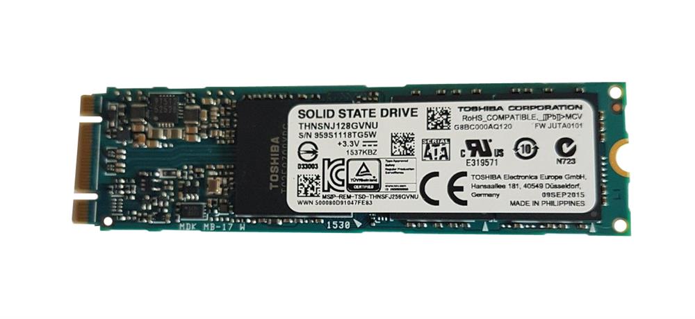 THNSNJ128G8NY Toshiba HG6 Series 128GB MLC SATA 6Gbps (PLP) M.2 2280