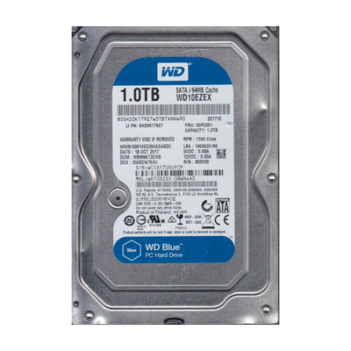 WD10EZEX-08WN4A0 Western Digital Caviar Blue 1TB 7200RPM SATA 6Gbps 64MB Cache 3.5" HDD