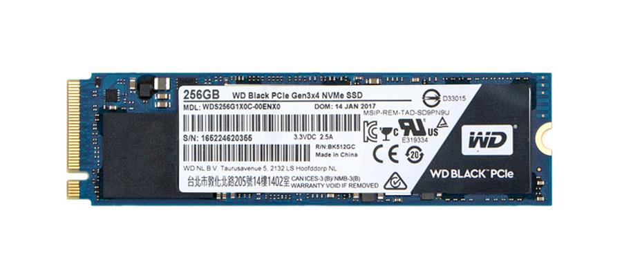 WDS256G1X0C-00ENX0 Western Digital Black 256GB TLC PCIe 3.0 x4 NVMe M.2 2280 SSD