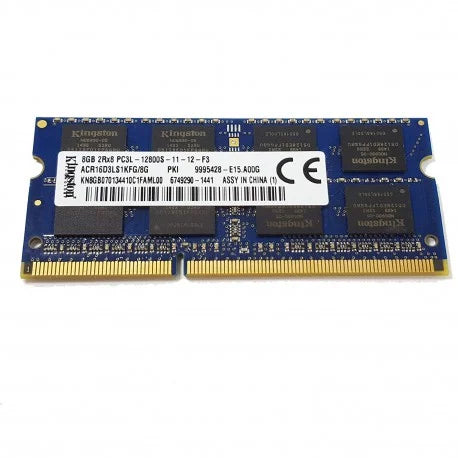 ACR16D3LS1KFG/8G Kingston 8GB PC3-12800 DDR3-1600MHz non-ECC Unbuffered CL11 204-Pin