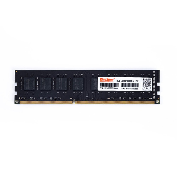 KS1600D3P15008G KingSpec 8GB DDR3-1600MHz non-ECC Unbuffered CL11 240-pin