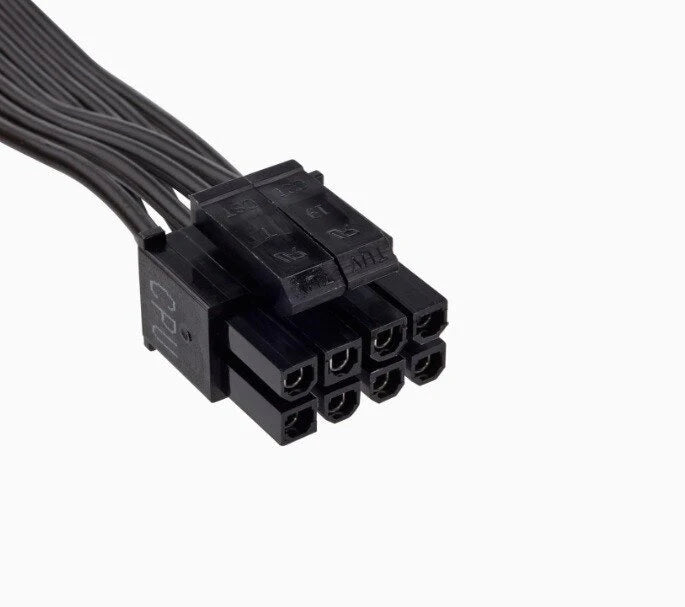 Type 3 - Flat Black Ribbon Cable CPU 4+4-pin — Rebuild IT