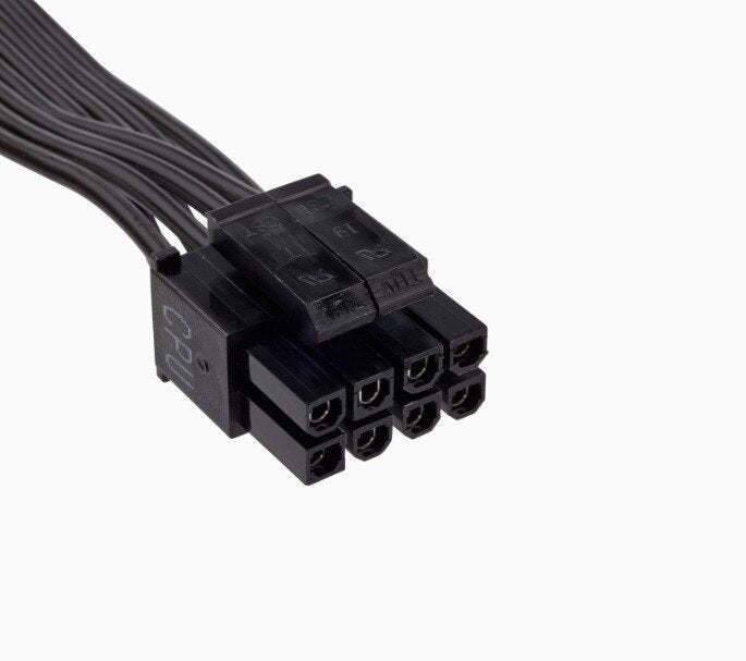 EVGA GQ - Flat Black Ribbon Cable CPU/EPS12V 4+4-pin