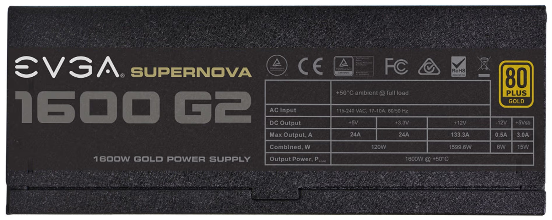 EVGA SuperNOVA 1600 G2, 1600W PSU